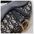 Autre Marque Borsa a tracolla Christian Dior Saddle Mini Oblique x Pelle in blu navy - vista 9