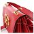Borsa a tracolla in pelle Valentino Garavani VRing in rosso - vista 6