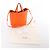 Céline CELINE Cabas Vertical Small 2Way Handtasche aus Leder in Orange - Ansicht 10