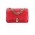 Bulgari Borsa a tracolla Serpenti in pelle con catena BVLGARI, Rosso Rosa