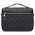 Louis Vuitton Uma mala estilo messenger feita do elegante material de couro Monogram Empreinte, ostentando um padrão em relevo subtil e uma durabilidade excecional. O fecho clássico S-lock adiciona um toque sofisticado, e Preto - vista 2