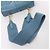 Céline Borsa a tracolla in pelle CELINE Soft 16 Teen in blu - vista 10