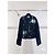 Fendi Jacke aus blauer Baumwolle mit Strass Mehrfarben