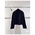 Fendi Jacke aus blauer Baumwolle mit Strass Mehrfarben - Ansicht 4