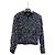 Chanel Black Tweed Jacket Snowflake Jacquard Size 36 Multiple colors