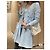 Chanel Mantel aus blauem Tweed Mehrfarben - Ansicht 8
