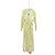 Vestido Dior de seda amarillo Multicolor