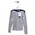Top Dior Navy in Cotone con Bottone a Stella Multicolore
