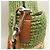 Sac Mini Tote Loewe Slit en raphia et cuir de veau Beige Kaki - vue 13