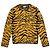 Autre Marque Strickpullover mit verschwommenem Tigerstreifenmuster von Saint Laurent AW19 Gelb