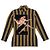 Gestreifter Nummer 2 Wrestler Rollkragenpullover 'Russischer Konstruktivismus' Jean Paul Gaultier AW86 Grau