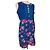 Autre Marque Rosalita Mc Gee Vestido Preppy de Algodón Floral Azul Multicolor