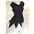 Alain Manoukian Manoukian Drapiertes Preppy Abendkleid Schwarz Weiß - Ansicht 4