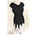 Alain Manoukian Manoukian Drapiertes Preppy Abendkleid Schwarz Weiß - Ansicht 6