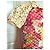 Autre Marque Anatopik Abito Camicia Corto con Stampa Agrumi e Pois Rosa Rosso Multicolore Beige Arancione Giallo - vista 17