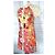Autre Marque Anatopik Abito Camicia Corto con Stampa Agrumi e Pois Rosa Rosso Multicolore Beige Arancione Giallo - vista 19