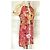 Autre Marque Anatopik Abito Camicia Corto con Stampa Agrumi e Pois Rosa Rosso Multicolore Beige Arancione Giallo - vista 5