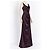 Lela Rose Satin-Abendkleid in Lila Dunkelviolett - Ansicht 2