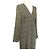 Autre Marque See U Soon Gemustertes Maxi Kleid Braun Schwarz Weiß Golden