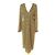 Autre Marque See U Soon Gemustertes Maxi Kleid Braun Schwarz Weiß Golden - Ansicht 2