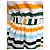 Autre Marque Compania Fantastica Gestreiftes Preppy Kleid Schwarz Weiß Blau Grün Orange Gelb - Ansicht 4