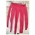 Moschino Gonna Baya Pop in Cotone e Seta Rosa Bianco - vista 12