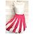 Moschino Gonna Baya Pop in Cotone e Seta Rosa Bianco - vista 16