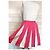 Moschino Gonna Baya Pop in Cotone e Seta Rosa Bianco - vista 17