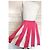 Moschino Gonna Baya Pop in Cotone e Seta Rosa Bianco - vista 2