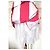 Moschino Gonna Baya Pop in Cotone e Seta Rosa Bianco - vista 7