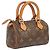 Louis Vuitton Nano Speedy Tasche Monogram Canvas Braun Monogramm