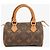 Louis Vuitton Nano Speedy Tasche Monogram Canvas Braun Monogramm - Ansicht 2
