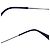 Ray-Ban Vintage Silber Metall RB 3160 Shield Rimless Sonnenbrille Grau - Ansicht 6