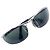 Ray-Ban Vintage Silber Metall 3119 Double Bridge Wrap Sonnenbrille Grün - Ansicht 6