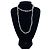 Autre Marque Collar de perlas barrocas blancas de agua dulce 7.5 mm 45 cm Blanco - vista 2