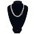 Autre Marque Collar de perlas barrocas blancas de agua dulce 7.5 mm 45 cm Blanco - vista 3