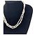 Autre Marque Collar de perlas barrocas blancas de agua dulce 7.5 mm 45 cm Blanco - vista 5