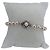 Autre Marque Akoya Hellrosa Perlenarmband 6 mm Silber Blumenverschluss 9 cm Pink - Ansicht 2