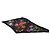 Gucci Foulard in seta nera con stampa floreale vintage e scollo lozange Multicolore - vista 4
