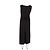 Autre Marque LILYSILK Midikleid aus schwarzer Viskose - Ansicht 6
