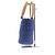 Autre Marque Picca borsa in rafia blu - vista 4