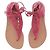 Autre Marque Sandali rossi in pelle SUNDAYS ST TROPEZ Rosso - vista 4
