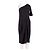 Vestido midi de viscosa negro Tiffany & Co