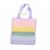 Autre Marque Tote bag arcobaleno pallido Multicolore