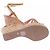 Sandali con zeppa Prada beige sintetici 37 - vista 5