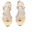 Prada Sandales à plateformes dorées Golden - view 4