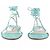 Jimmy Choo Sandali turchese argentati - vista 3
