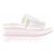 Stella Mc Cartney Sandali bianchi con plateau Bianco - vista 6