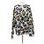 R13 Jersey distressed con estampado animal Negro