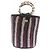 Autre Marque Picca borsa in rafia a righe Multicolore